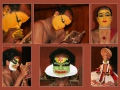 Platz 1  Kathakali Taenze beim Schminken