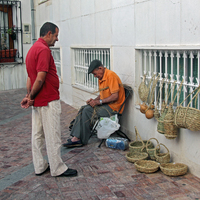 Korbflechter in Andalusien