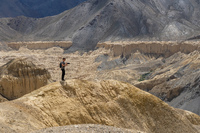 Mathias in den Sandwelten Ladakhs