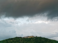 Wolken über den Petersberg