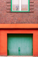 Green in red