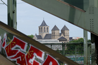 Dom-Türme in Fenster Theo Burauen Platz th